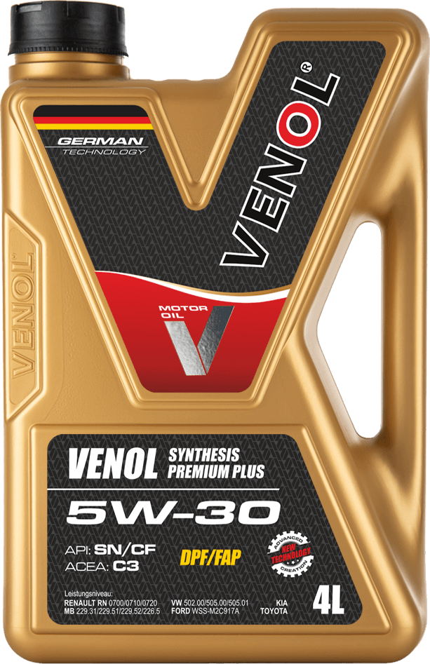 OLEJ_SILNIKOWY VENOL SYNTHESIS PREMIUM PLUS SN CF 5W30 C3 4L